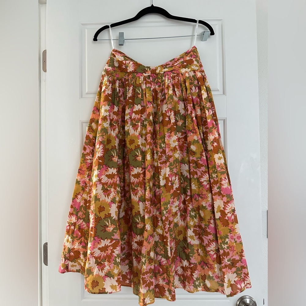 Zimmermann Floral skirt size 0P 100% cotton - Picture 3 of 8